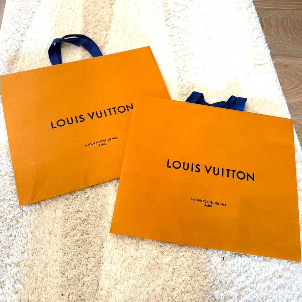 Two LV Shopping Bags